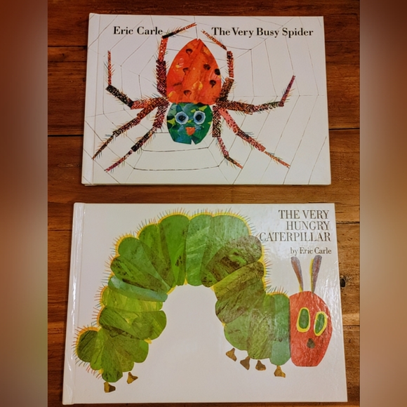 📚🐛🕸️ 2 Eric Carle Hardcover Children's Books - Picture 1 of 3